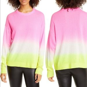 NWT Alice Olivia Gleeson Dip Dye Cashmere Sweater